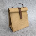  Vintage washed kraft paper bag lunch bag